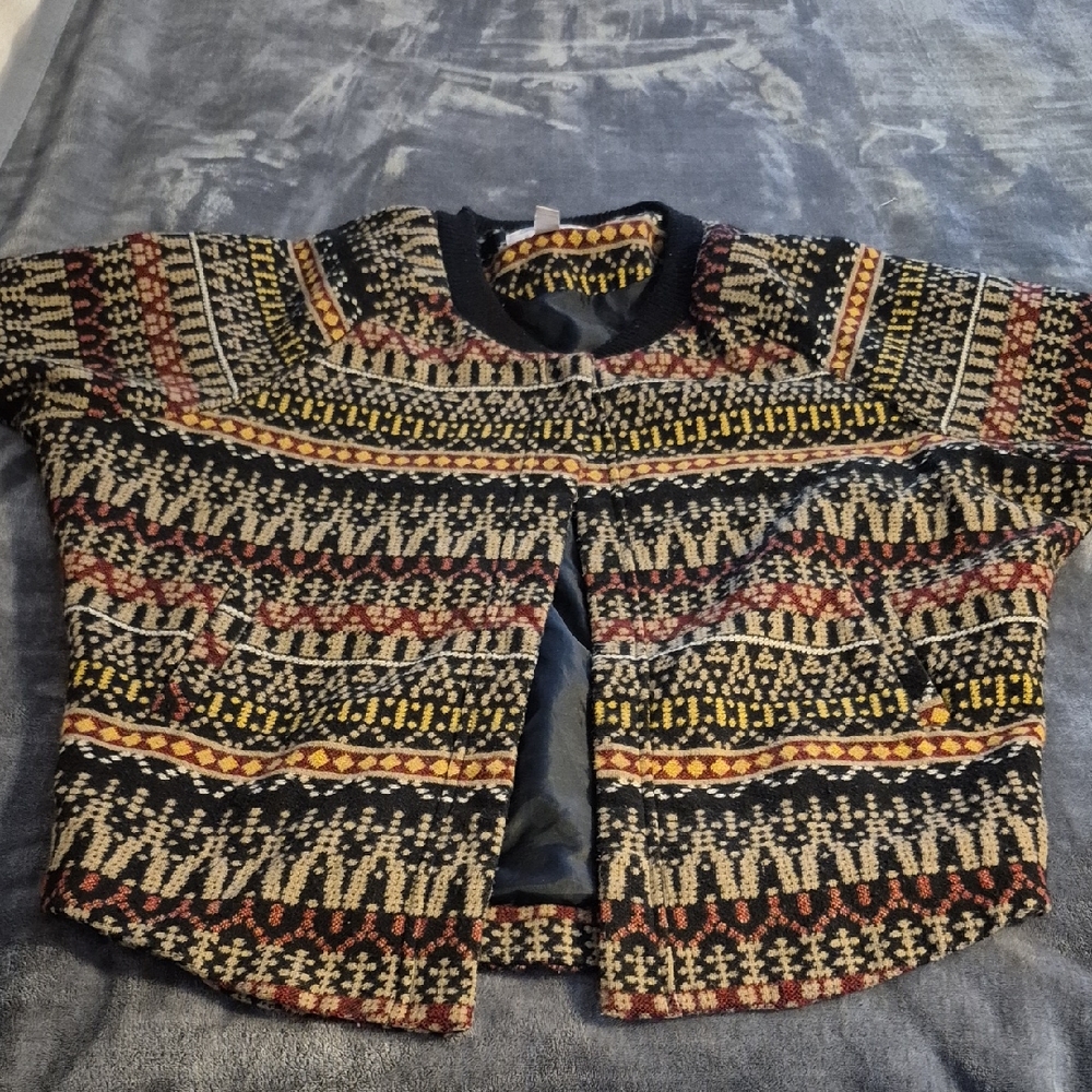 Forever 21 Multicolor Boho Oversized Cardigan